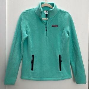 Vineyard Vines Mint Green Fleece Shep Shirt Size XS
